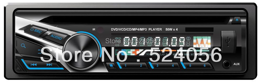 Quality one 1 Din Car DVD Player Single Din car stereo audio detachable panel  Radio Multilanguage Remote Control Function