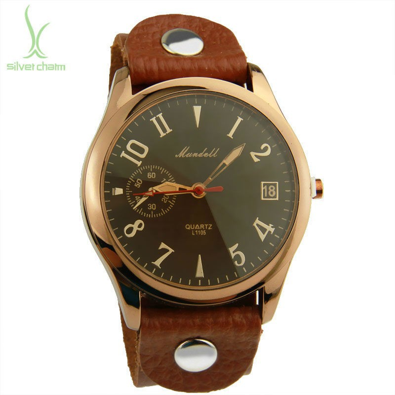 2013-Alibaba-Hot-Sell-Vintage-Brown-Leather-Band-Oversize-Watchfor-Men-Quartz-Top-Layer-Unisex