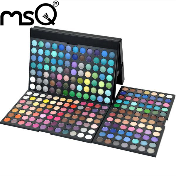 252 Colors Cheap Eyeshadow Palette Makeup Eye Shadow Kit With Black
