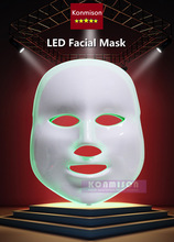 Photon LED Facial Mask Skin PDT mask Rejuvenation Beauty Therapy 3 Colors Light for home use