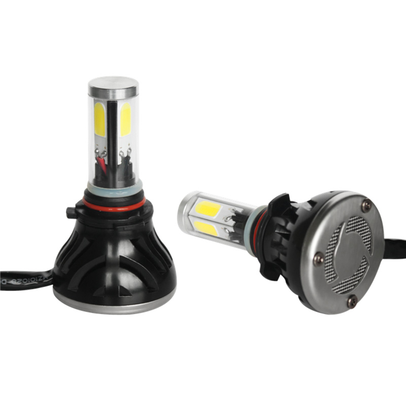80W/set 8000lm Auto Car COB LED Headlights 9005 9006 All In One Automotives Headlight Bulbs Fog lamp DRL with Fan Play & Plug