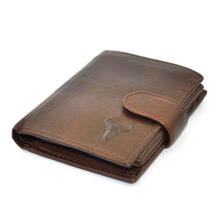 Men Wallets Brand Vintage Designer Genuine Oil Wax Leather Cowhide Short Bifold Wallet Purse Card Holder