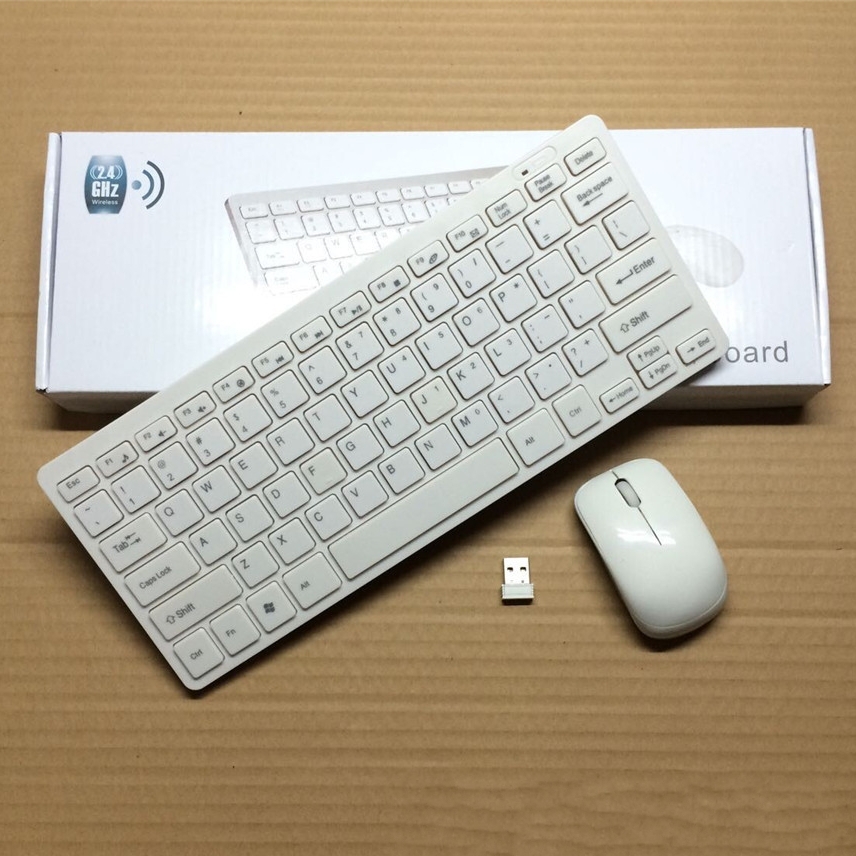2.4G Ultra Slim Portable Wireless Keyboard and Mou...