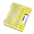 NEWACALOX 24 Sizes Mini Micro Precision High Speed Steel Drill Bit Twist Kits Set 0 4