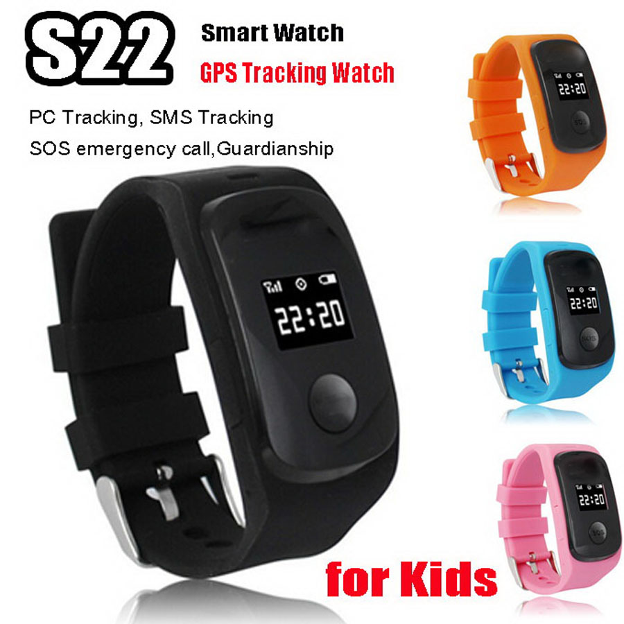 S22 SOS GPS LBS PC SMS Tracking Smart Watch Smartwatch Children Safe Positioning Guardianship Small Quick