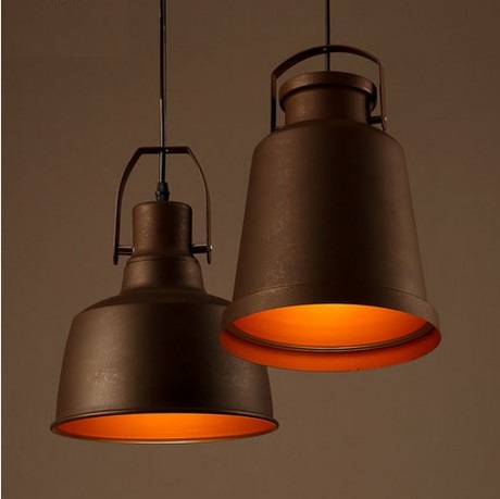 Retro Loft Style Creative Iron Art LED Pendant Light Fixtures Vintage Industrial Lighting For Dining Room Hanging Lamp