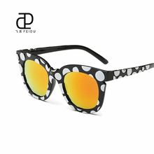 FEIDU 2016 High Quality Cat Eye Sunglasses Women Multicolor Frame Women’s Sun Glasses For Women Driving Oculos De Sol Feminino