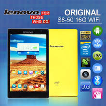 Free DHL EMS Original Lenovo Tablet PC S8-50 WiFi 8″ 1920 x1200 IPS Screen Intel Atom Z3745  Quad Core 2GB 16GB  Android 4.4 8MP