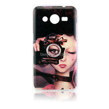 New High Quality Colorful Back Cover Case For samsung Galaxy Core 2 Core2 G355H Cell Phones