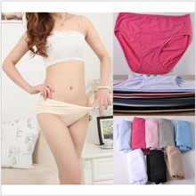 Hot sale! New Large Size Pure cotton Underwears Women Panties High quality seamless  underwear   free shipping 7 colors 244