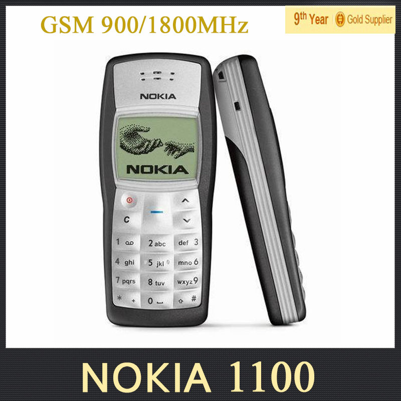 1100 Mobile phone GSM Dualband Classic Cheap Cell phone refurbished 