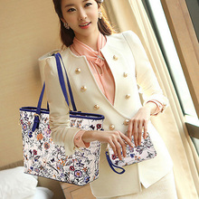 2015 New Women Ethnic Handbags National Flowers Messenger Bags Summer Composite Spain Bags Woman Neverfull Chinese