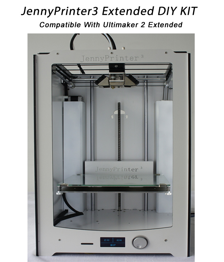 2016 Newest JennyPrinter 3 Extended DIY KIT Perfect Compatible with Ultimaker 2 UM2 Extended Included all