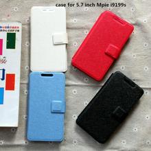 Pu leather cover case for 5.7 inch Mpie i9199s case cover