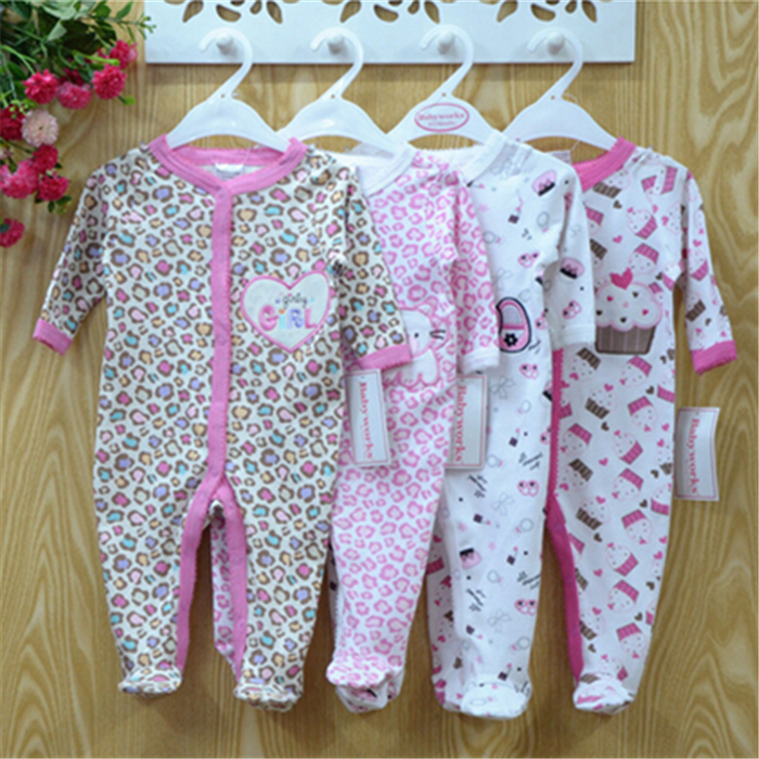 New 2015 Similar Carters Newborn Clothes Baby Girls Rompers Long sleeve BABY Clothing 1pcs lot Infantil
