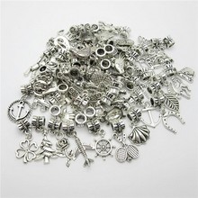 50pcs pandora style bracelet pendants for jewelry making