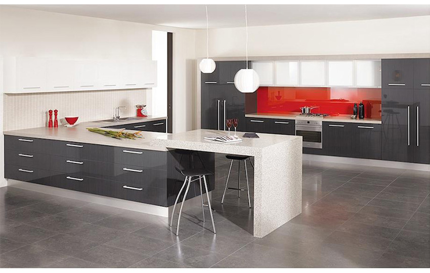 2016 New high gloss kitchen doors elegant gray in Kitchen Cabinets 2016 New high gloss kitchen doors elegant gray in Kitchen Cabinets
