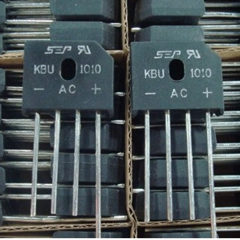 Free shipping 10PCS 10A 1000V diode bridge rectifier kbu1010