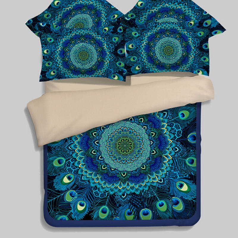 Popular Peacock King BeddingBuy Cheap Peacock King Bedding lots from