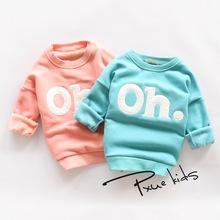 Jchao 2015 New Boys Hoodies Kids Long Sleeve T shirt Girls Fashion Hoody Children Tops Winter