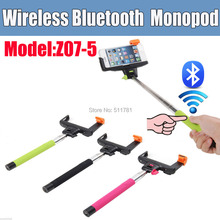 2 in 1 Extendable Handheld Wireless Bluetooth Monopod Selfie Stick For Iphone4/4s/5/5s/6 Plus IOS Samsung Android Smart Phone