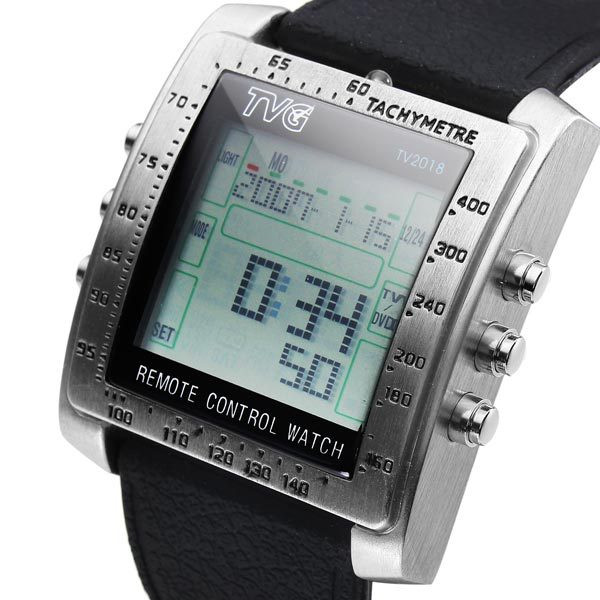 2014HTVGRemoteControlAlarmTVDVDRemoteMilitaryWatchForMen