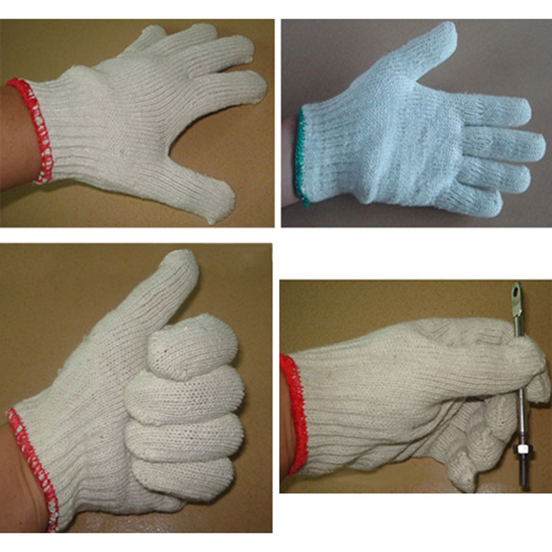 V1NF 1 Pair String Knit Veil Cotton Work Gloves Factory Labour Work Safety Gloves Working gloves