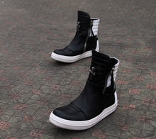 big size 37 50 Handmade Genuine Leather autumn boots plus size Cowhide fashion sneaker men boots