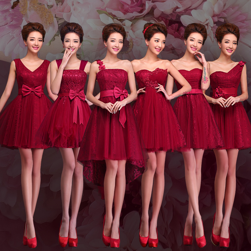 New Wedding Dresses For Young Burgundy And Champagne Bridesmaid Burgundy And Champagne Bridesmaid Dresses