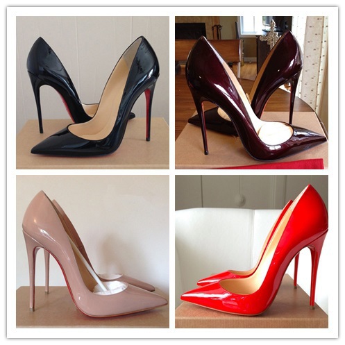 Aliexpress.com : Buy 2015 Red Bottom High Heels Brand Genuine ...