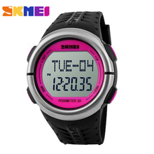 Skmei los hombres exterior de relojes deportivos digitales pulso Monitor de frecuencia cardíaca podómetro fitness mujer clcok reloj de 7 colores