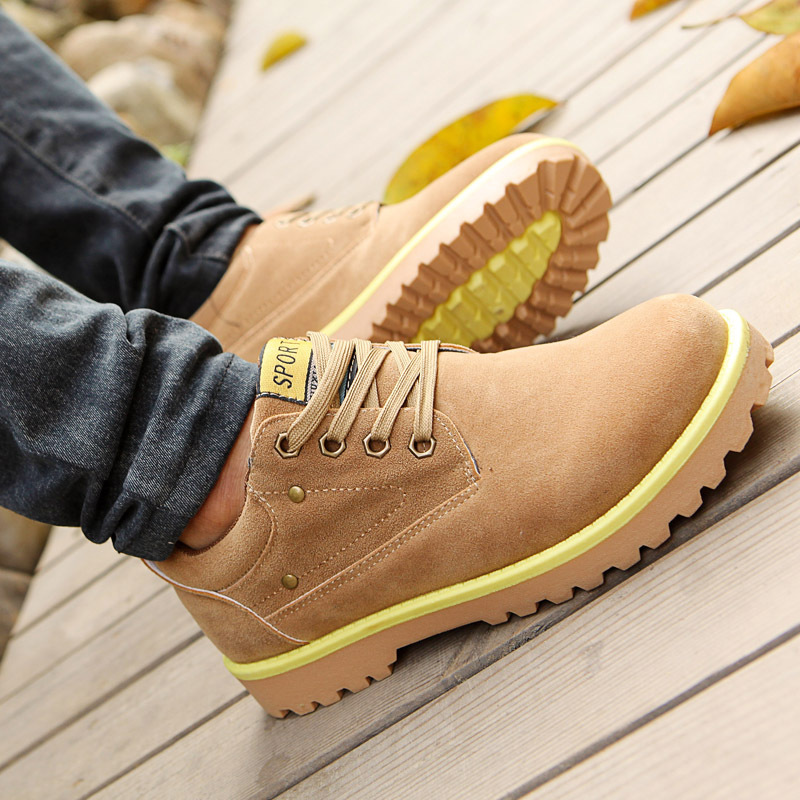 Autumn Winter Suede Leather Men Boots Fashion Warm Cotton Brand Ankle Boots Shoes Outdoor Leisure Martin Boots Botas Hombre 3A Autumn Winter Suede Leather Men Boots Fashion Warm Cotton Brand Ankle Boots Shoes Outdoor Leisure Martin Boots Botas Hombre 3A