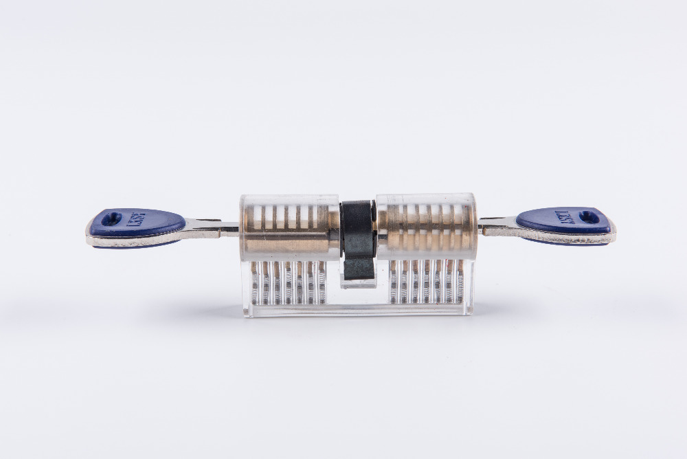 Pr/áctico Extractor de llaves rotas Visible Cortada Pr/áctica Candado Herramienta de cerrajer/ía Ganchos de cierre transparente Extractor
