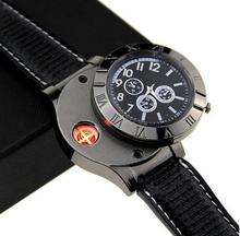 Nueva funcional a prueba de viento más ligero de carga del USB deportes casual cuarzo relojes de pulsera para hombre relogio masculino f-ship