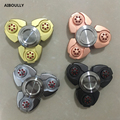 Creative Ceramic Tri Spinner Fidget Toy EDC Hand Spinner for Autism and ADHD Stress Relieve Toy