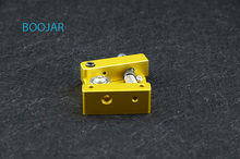 DIY MK8 extruder kit aluminum block head 3D printer parts single extruder nozzle mounting block free