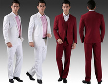 Jackets Pants Men Fashion Suits Brand Design Custom Slim Fit Tuxedo Business Dress Suits Male