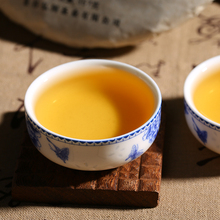 Yunnan menghai puer tea 357g raw pu er tea cake green food chinese sheng cha puerh