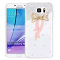Luxury Handmade Bling Crystal Shiny Diamond Clear Cover Hard PC Case Back Cover For Samsung Galaxy