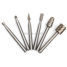6pcs dremel rotary tool mini drill tools for woodworking drill bit set wood tools knife wood carving tools kit  accessories