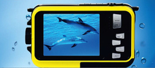 Dual Screen W8D Waterproof Camera 10M 16XZoom Underwater Shockproof Digital Camera 2 7inch LCD DisplayCameras