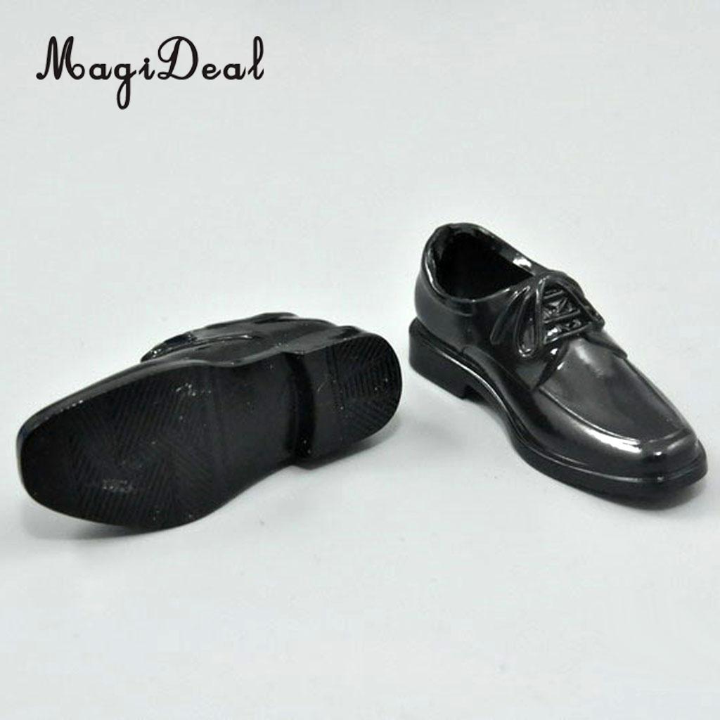 Action Figures Body Details about   1/6 Model Male Black Leather Shoes for 12in 