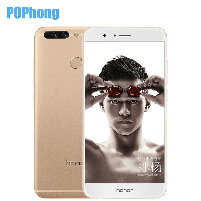 Huawei Honor V9 6GB RAM 128GB ROM Android 7.0 Smartphone 2K Screen 1560*1440 Kirin 960 Octa Core 5.7'' Dual Back Camera 12.0MP