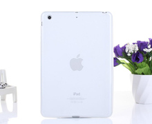 For ipad 5 Cases Soft Clear Silicone TPU Transparent Back Case Cover For Apple iPad Air