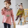 Spring Autumn 2016 Fashion Girl Set Children Clothing Set For Girls Outfits Baby Girl Clothes Set