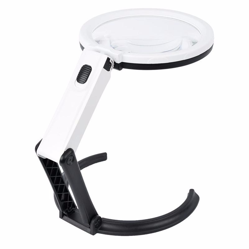 Beileshi 110V-240V Table Magnifier LED Lighted Magnifying Glass Lamp Magnifying 1.8X 5X Desktop Magnifier with External Charger Beileshi 110V-240V Table Magnifier LED Lighted Magnifying Glass Lamp Magnifying 1.8X 5X Desktop Magnifier with External Charger