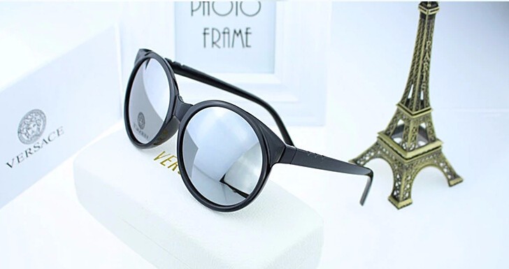 10 Style 2015 New Brand Fashion Designer Vintage Retro Semi-Rim Round