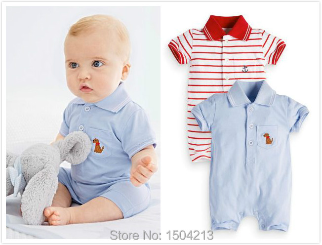 2015 new baby boy summer clothes 100% cotton overalls ...