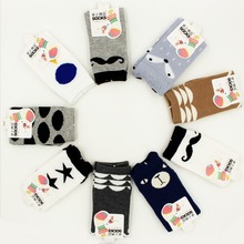 1Pair/lot Animal Pattern Fashion Unisex Baby Socks Leg Warmers 3D Socks For Newborn Kids Children Cotton Calentadores Piernas