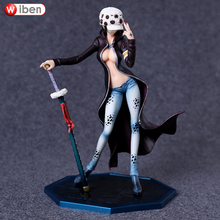 Anime One Piece Girls version Trafalgar Law PVC Action Figure Collection Model Toy Gift